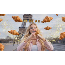 PARIS - CROISSANTS NOTIZBLOCK