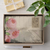 Paris Crow Globe Französisches Postkartenpapier Ro Seidenpapier (Geschenk)