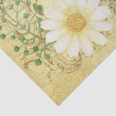Paris Daisies Bee Yellow Decoupage Crafting Seidenpapier (Ausschnitt)
