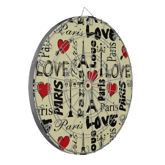 Paris Dartscheibe (Vorderseite Links)