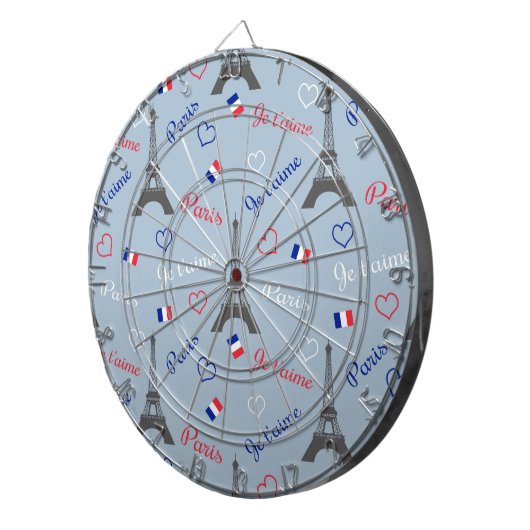 Paris Dartscheibe (Vorderseite rechts)