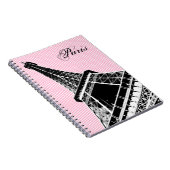 Paris, das Eiffelturmnotizbuch Notizblock (Rechte Seite)
