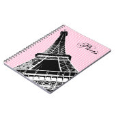 Paris, das Eiffelturmnotizbuch Notizblock (Linke Seite)