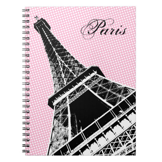 Paris, das Eiffelturmnotizbuch Notizblock (Vorderseite)