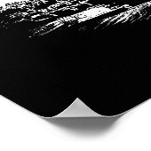 Paris, Das Wahrzeichen des Eiffelturms Poster (Ecke)