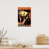 Paris Delprade Mystere! 1889 Vintages Zaubertheate Poster (Küche)