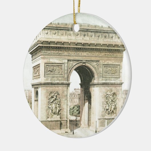 Paris, der Arc de Triomphe Keramikornament (Links)