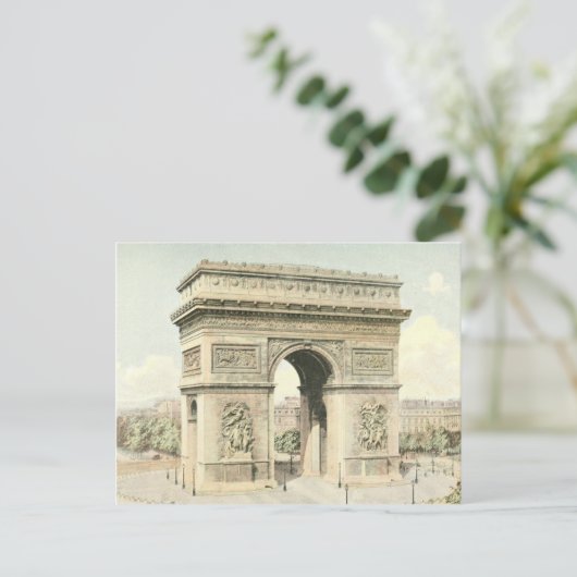 Paris, der Arc de Triomphe Postkarte (Stehend Vorderseite)