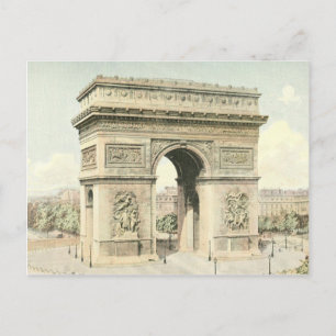 Paris, der Arc de Triomphe Postkarte