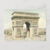 Paris, der Arc de Triomphe Postkarte (Vorderseite)