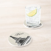 Paris, der Eiffel-Turm-Untersetzer Getränkeuntersetzer (Seite)