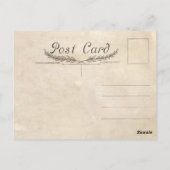 Paris Der Eiffelturm Abstrakte Ölgemälde Postkarte (Rückseite)