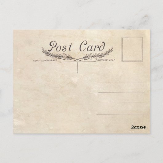 Paris Der Eiffelturm Abstrakte Ölgemälde Postkarte (Rückseite)