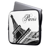 Paris, der Eiffelturm Laptopschutzhülle (Vorderseite Links)