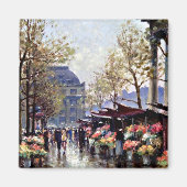 Paris, Der Markt der Blume La Madeleine Magnet (Vorne)