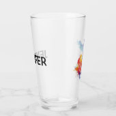 Paris Design mit bunten Spritzern Glas (Rechts)