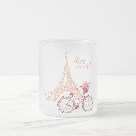 Paris Design-Tasse Mattglastasse (Mittel)