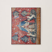 Paris Die Dame und das Unicorn-Puzzle Puzzle (Vertikal)