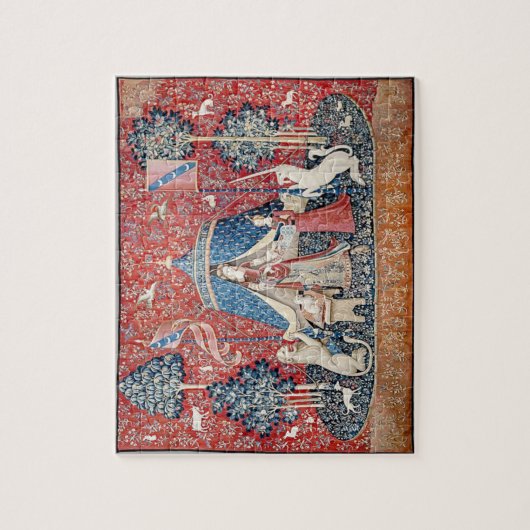 Paris Die Dame und das Unicorn-Puzzle Puzzle (Vertikal)