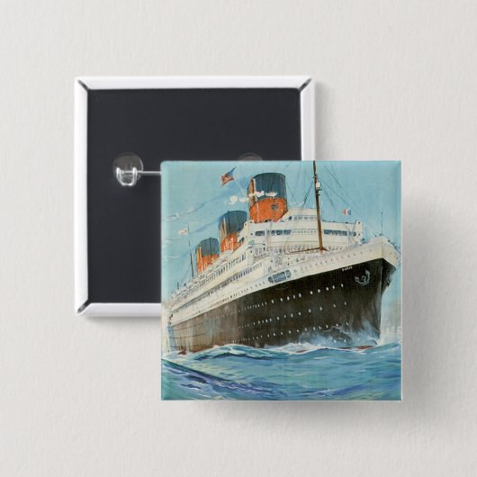 Paris - Die französische Linie Button (Vorne & Hinten)