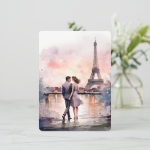 Paris: Die Saison für Liebe-Card Feiertagskarte