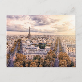 Paris, die Stadt der Lichter Postkarte