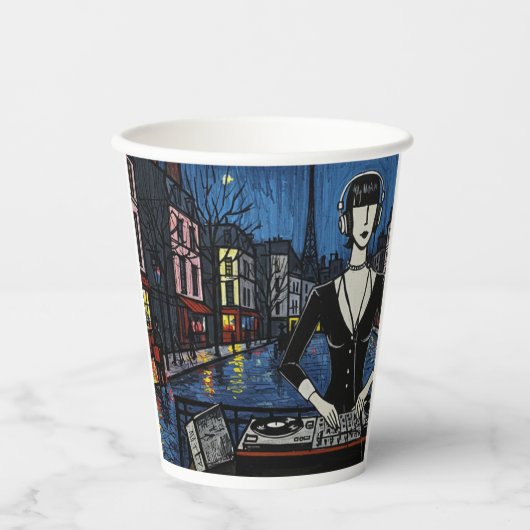 Paris DJ Art Collection（クラブカルチャー × パリ アートシリーズ） Pappbecher (Vorderseite)