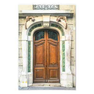 Paris Door Cat and Dog Number 76 - Fotodruck