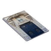 Paris Door Navy Blue - Notizblock (Rechte Seite)
