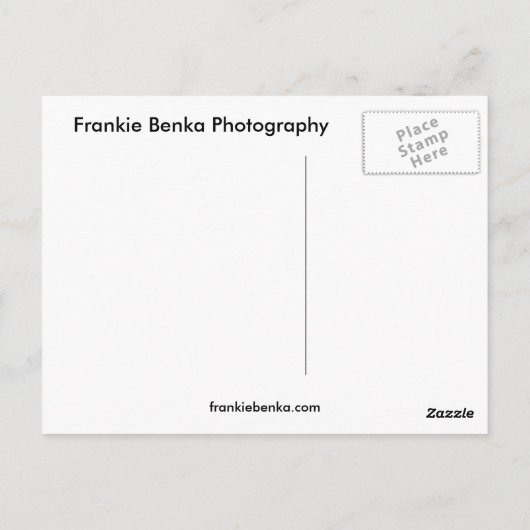 Paris Door Postcard Postkarte (Rückseite)