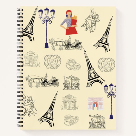 Paris Dream Journal Notizblock (Vorderseite)