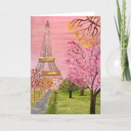 Paris Dream Note Card Dankeskarte