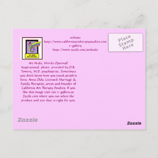 Paris Dreamin" - Postkarte (Rückseite)