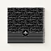 Paris Dreaming Monogram Notizblock (Rückseite)