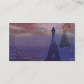 Paris Dreams Business Card Visitenkarte (Rückseite)