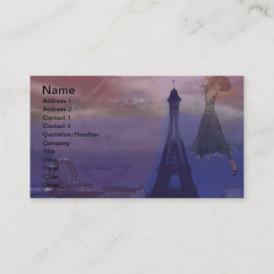 Paris Dreams Business Card Visitenkarte