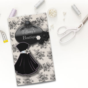 Paris Dressmaker Tailor Dress Fashion Boutique Visitenkarte