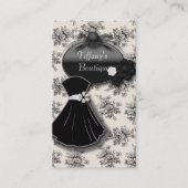 Paris Dressmaker Tailor Dress Fashion Boutique Visitenkarte (Vorderseite)