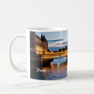Paris durch Sonnenuntergang Kaffeetasse