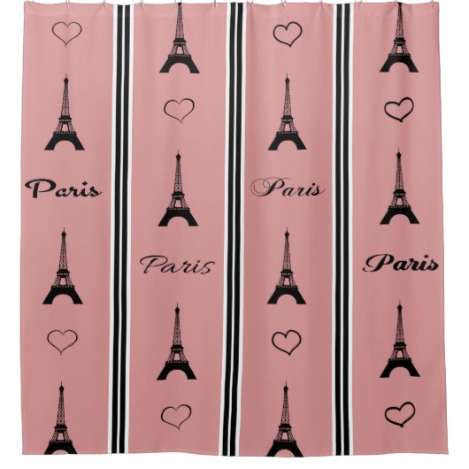Paris Duschvorhang (Vorderseite)