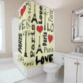 Paris Duschvorhang (Beispiel)