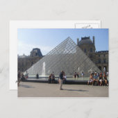 Paris - � e du Louvre Postkarte (Vorne/Hinten)
