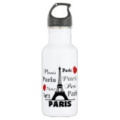 Paris Edelstahlflasche (Vorderseite)