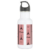 Paris Edelstahlflasche (Rückseite)