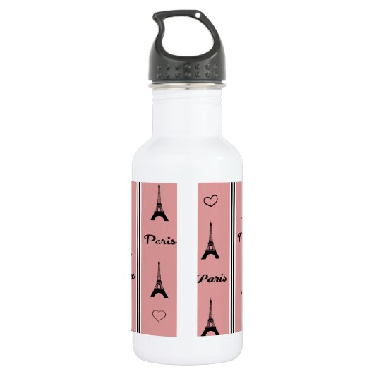 Paris Edelstahlflasche (Rückseite)