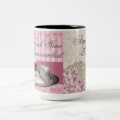 PARIS, EIFFEL-AUSFLUG, FRANZÖSISCHER WEIN, ZWEIFARBIGE TASSE (Mittel)