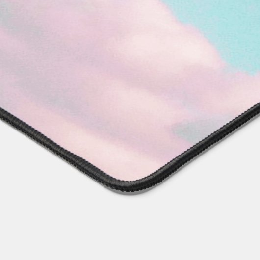 Paris, Eiffel Bonjour Französisch Modernes Kissen Schreibtischunterlage (Ecke)