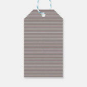 Paris Eiffel in der Liebe French Café Baby Shower Geschenkanhänger (Rückseite)