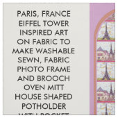 Paris Eiffel Nähmuster Gewebe Handwerk Stoff (Muster)