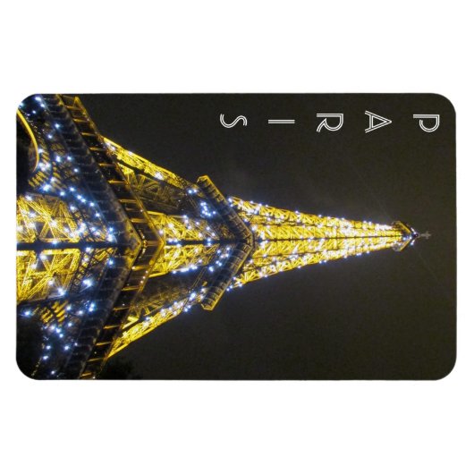 paris eiffel nights magnet (Horizontal)